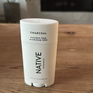 Native Deodorant Charcoal scent NEW never used 2.65 OZ